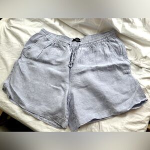 Tahari linen shorts, size 1X